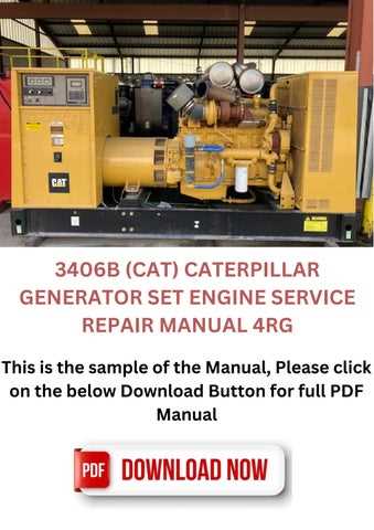 3406b cat engine repair manual