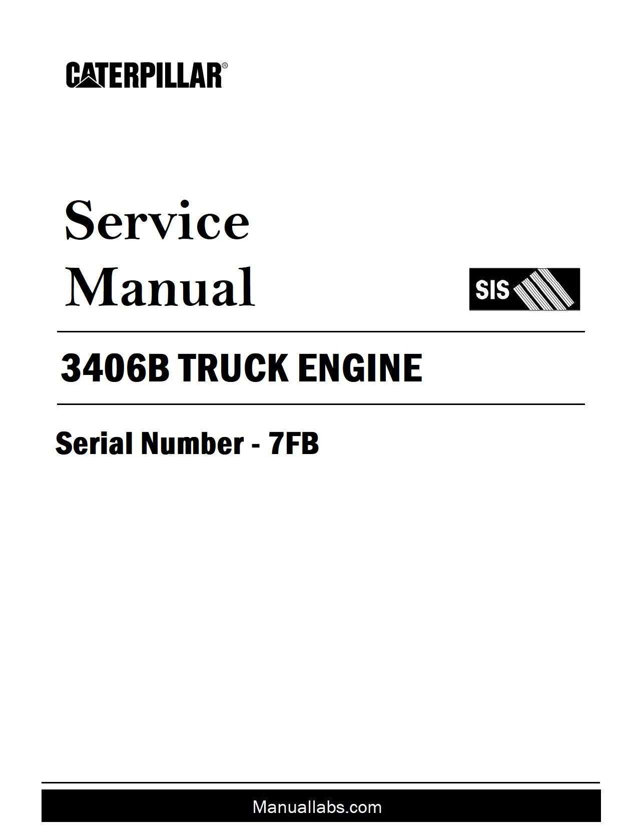 3406b cat engine repair manual