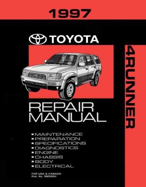 3rd gen 4runner repair manual