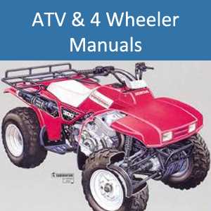 4 wheeler repair manuals