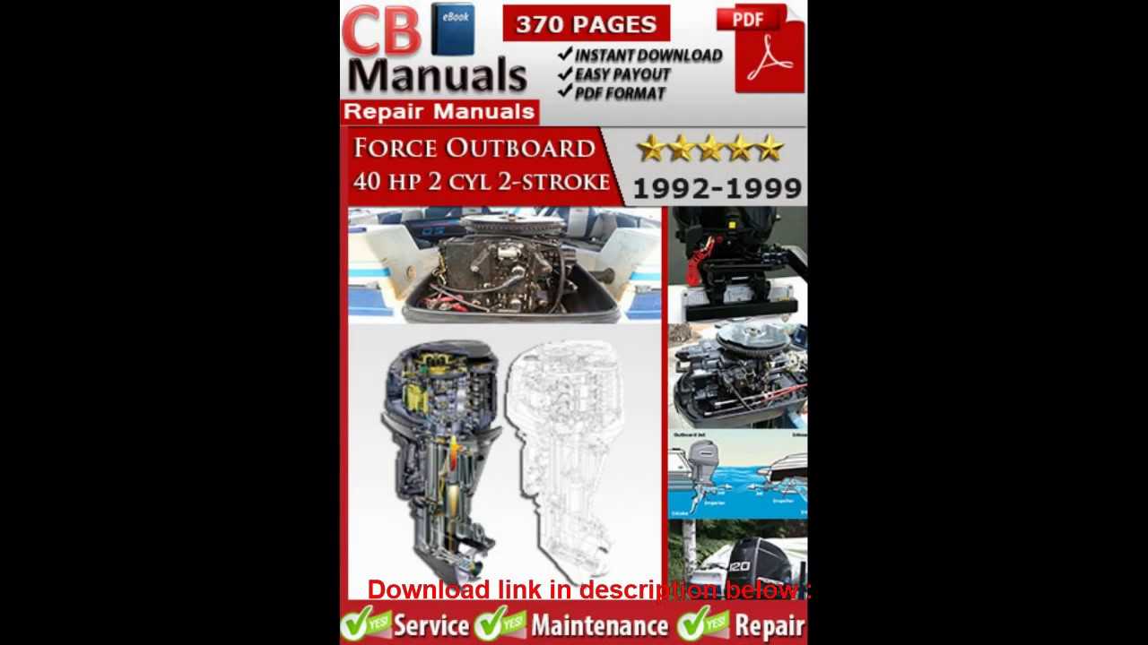 50 hp force outboard repair manual