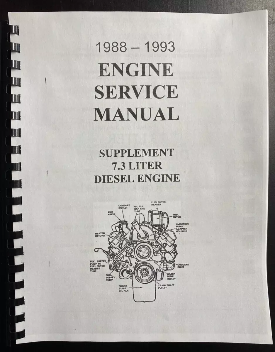 7.3 idi diesel repair manual