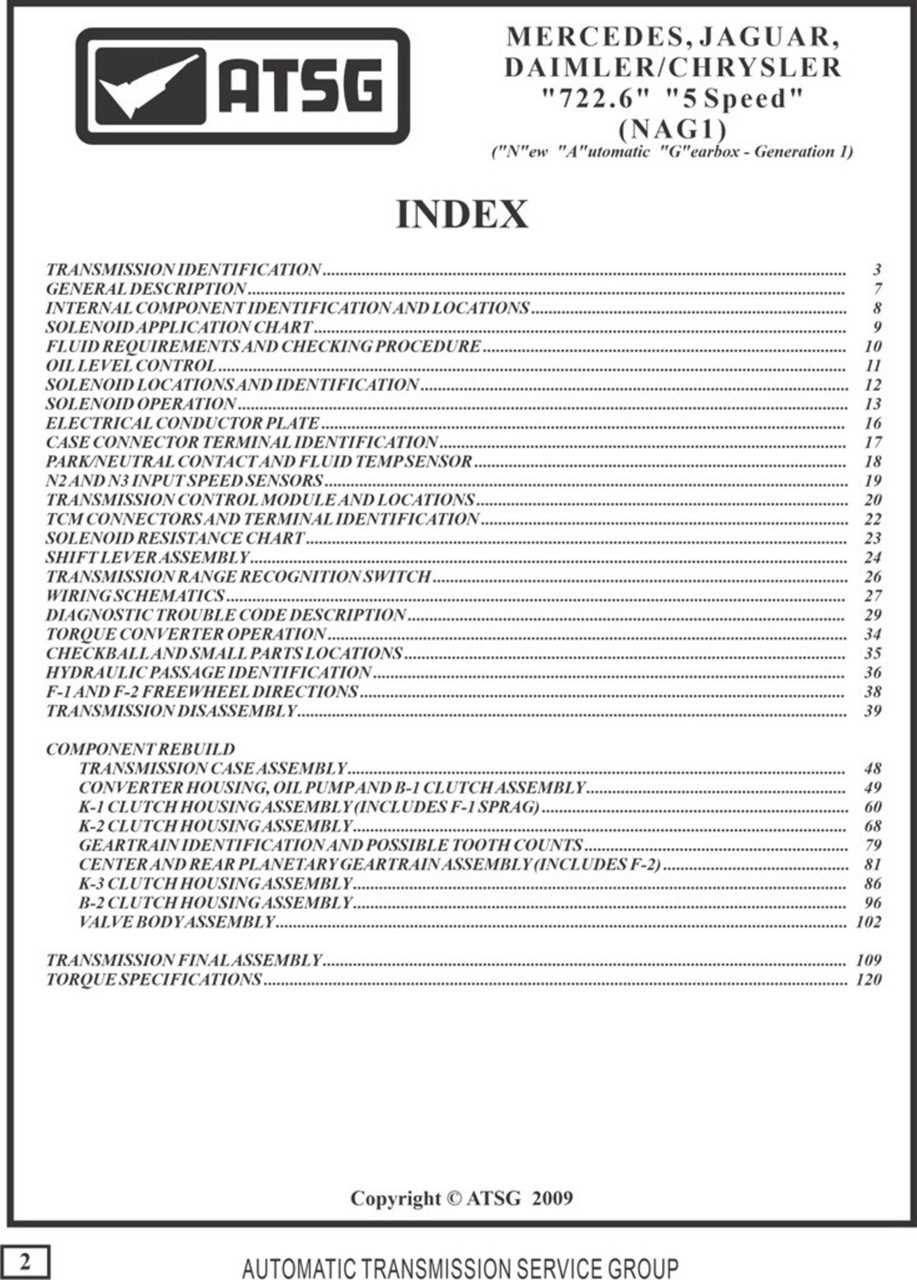 722.6 atsg transmission repair manual