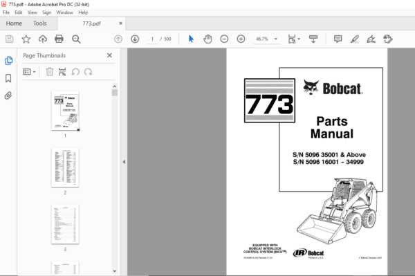 773 bobcat skid steer repair manual