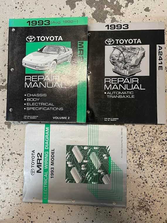 91 mr2 repair manual