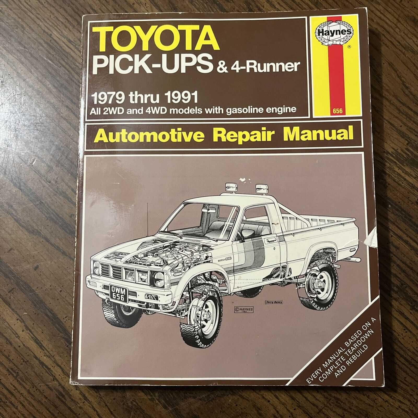 91 toyota pickup repair manual