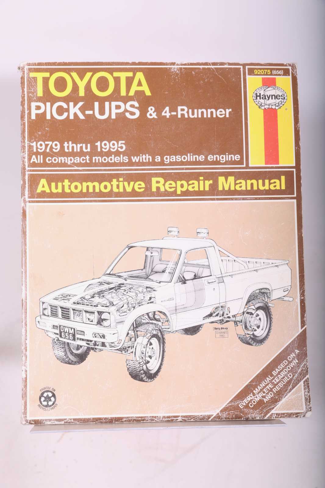 91 toyota pickup repair manual