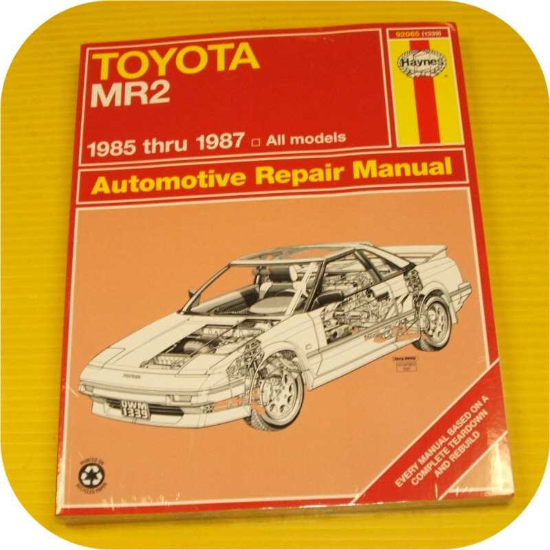 91 mr2 repair manual