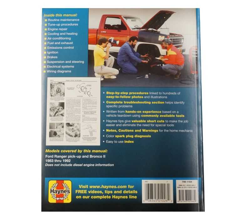 92 ford ranger repair manual