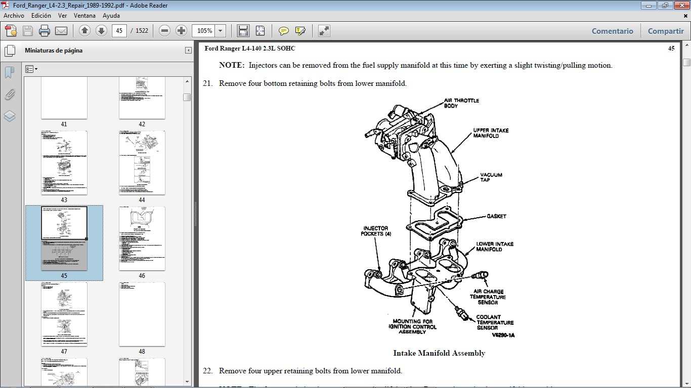 92 ford ranger repair manual