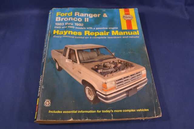 92 ford ranger repair manual