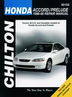 92 honda prelude repair manual