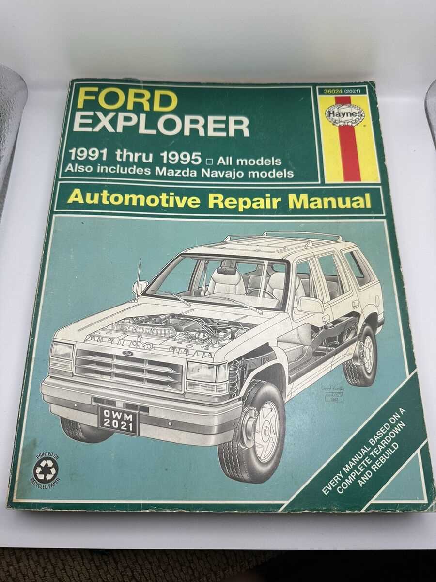 94 ford explorer repair manual