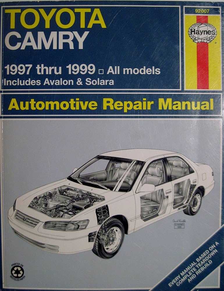 97 toyota camry repair manual