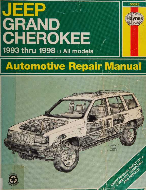 98 jeep grand cherokee repair manual