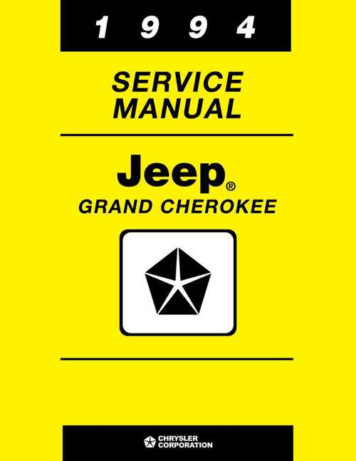 98 jeep grand cherokee repair manual