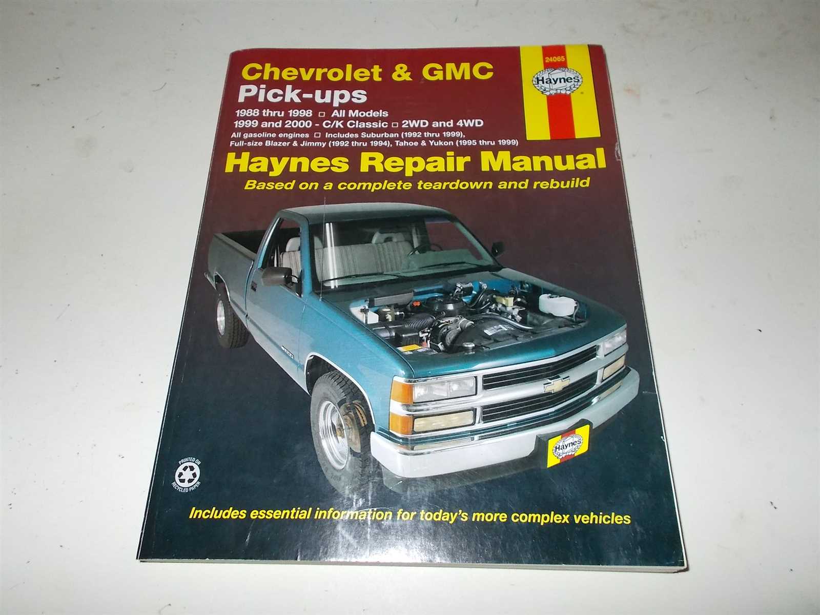 99 tahoe repair manual