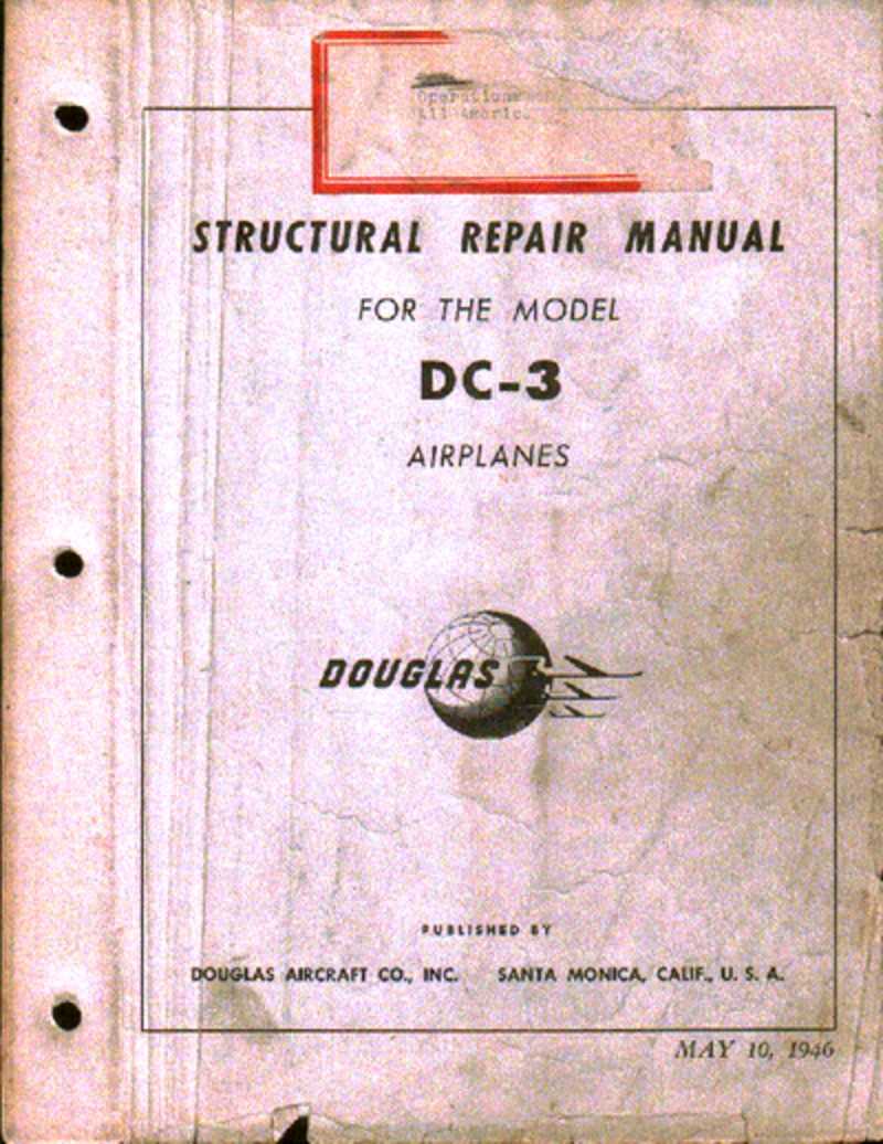 aircraft structural repair manual