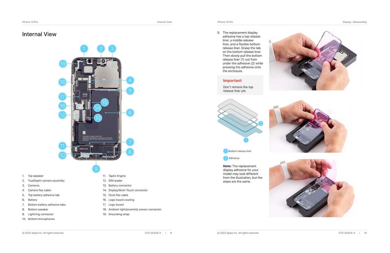 apple self service repair manual