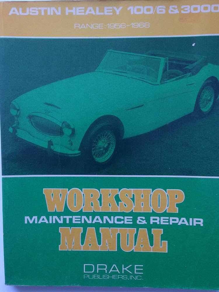 austin healey 3000 repair manual