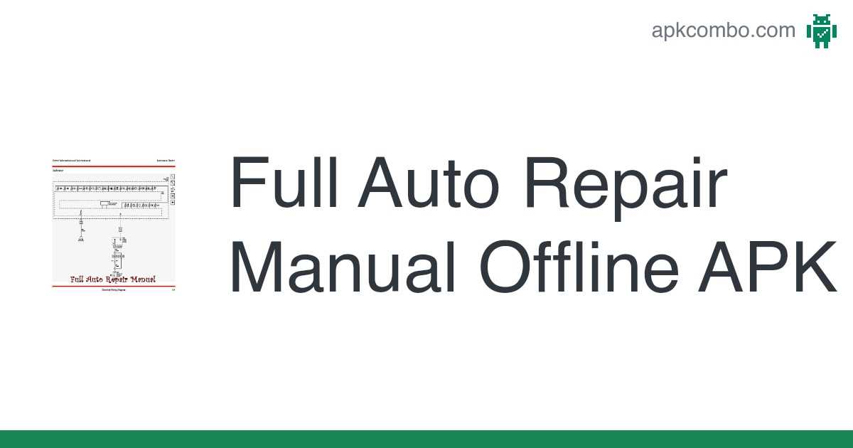 auto repair manual app