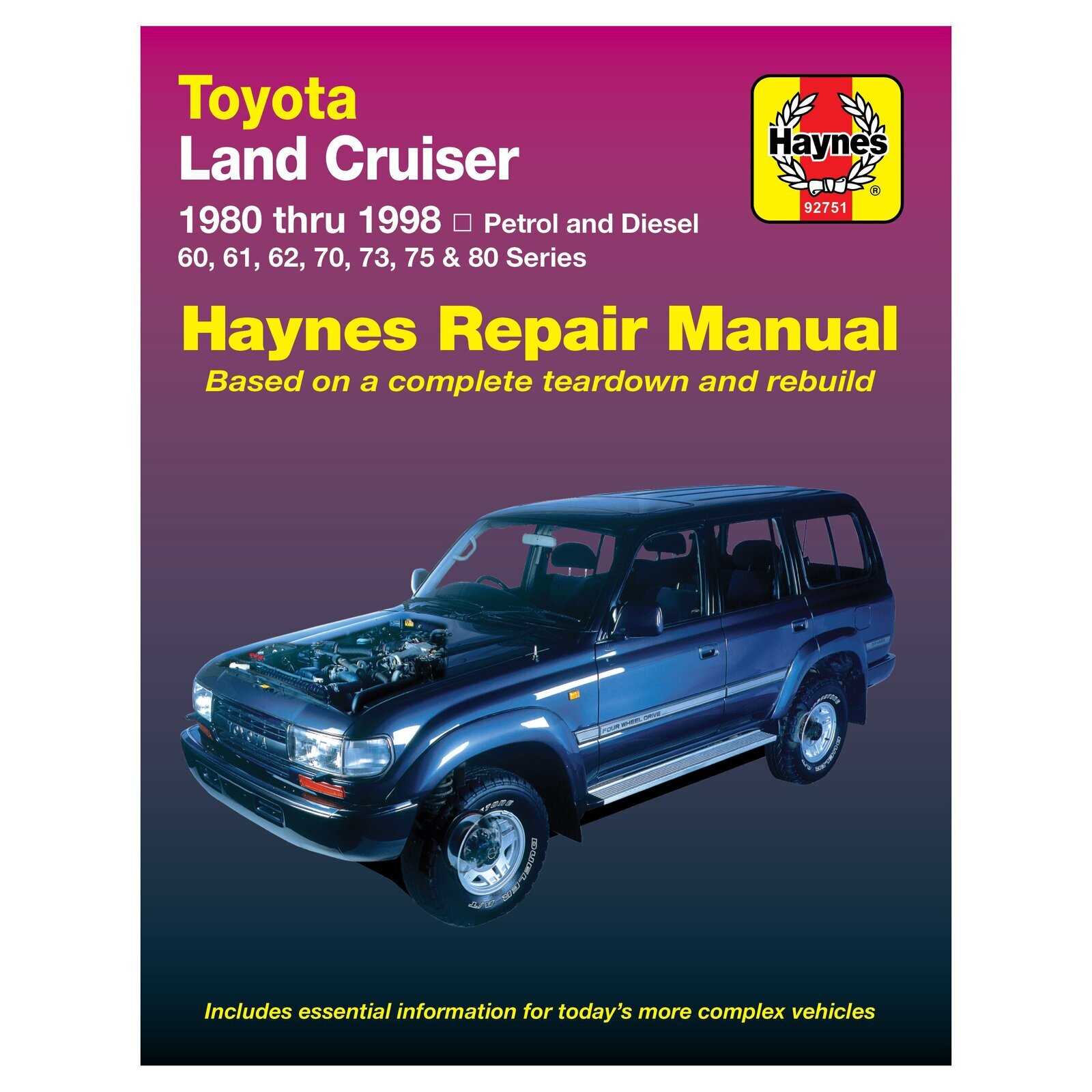 auto repair manual toyota