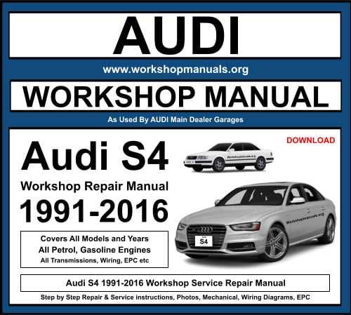 b5 s4 repair manual