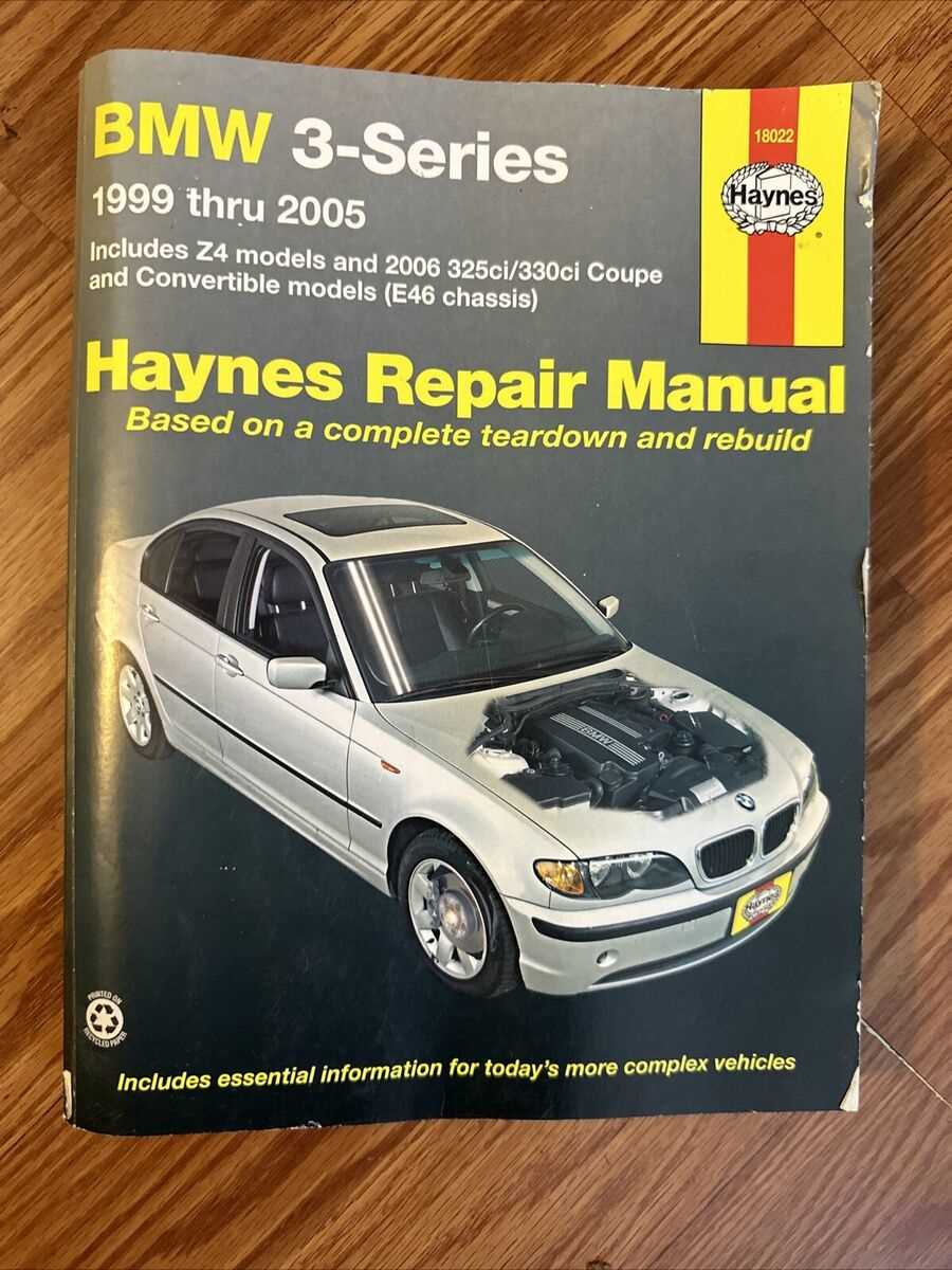 bmw 330ci repair manual