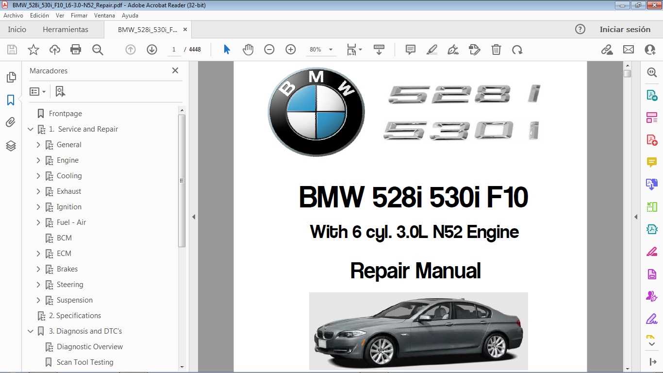 bmw 528i repair manual