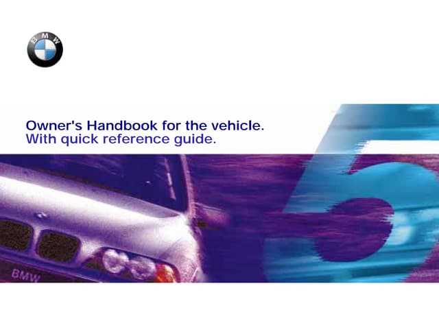 bmw e39 repair manual