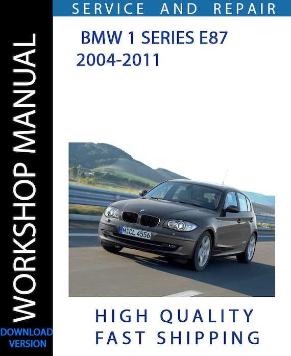 bmw service repair workshop manual