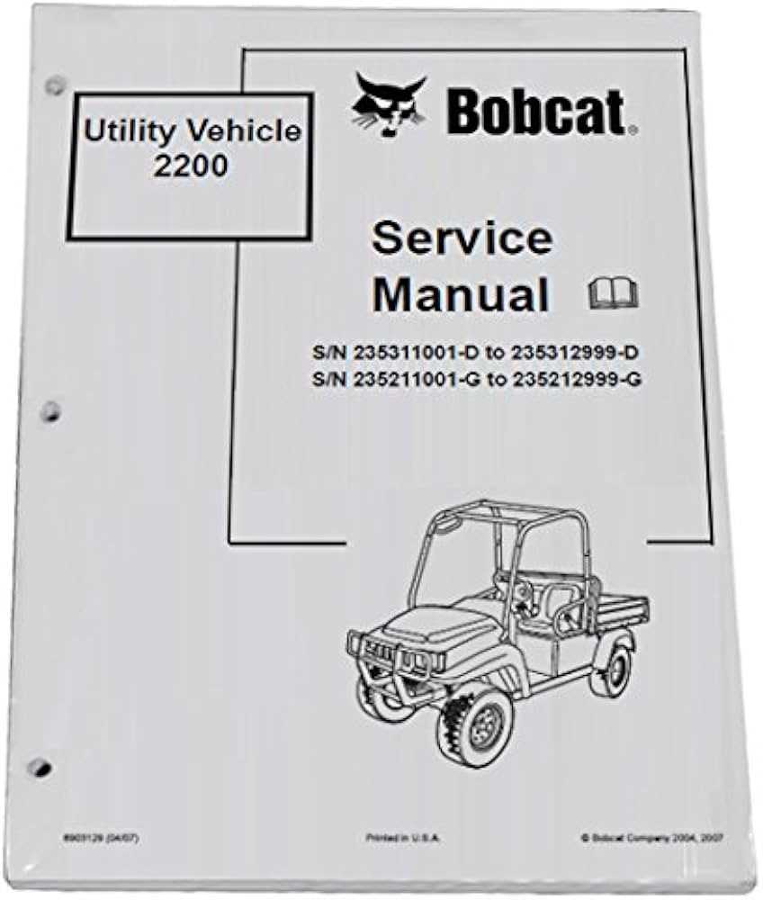 bobcat 2200 service repair manual