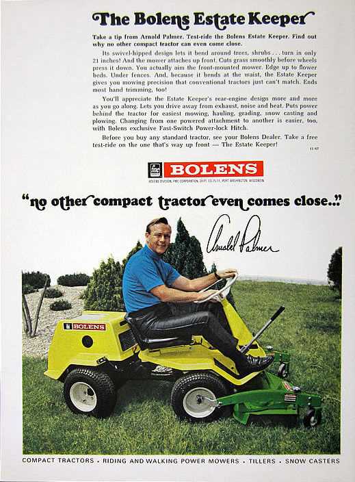 bolens riding lawn mower repair manual