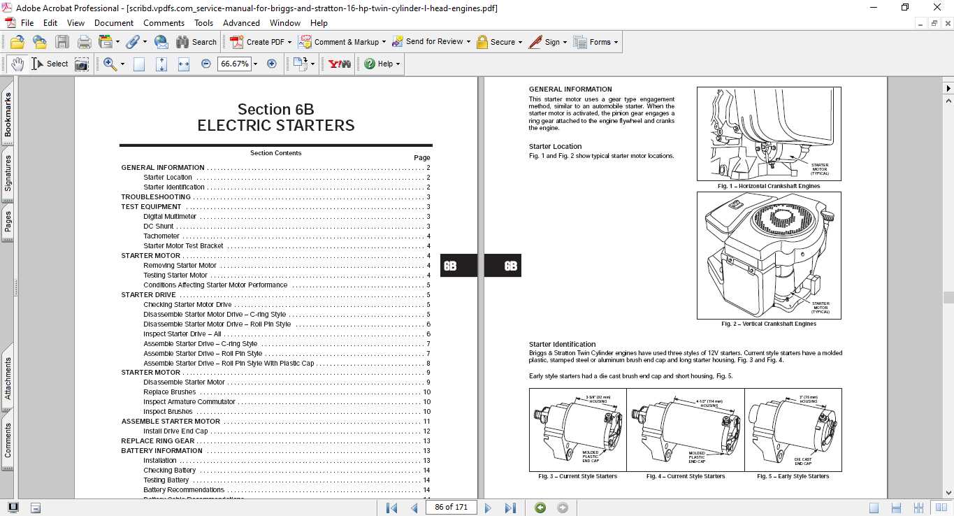 briggs & stratton repair manual 271172