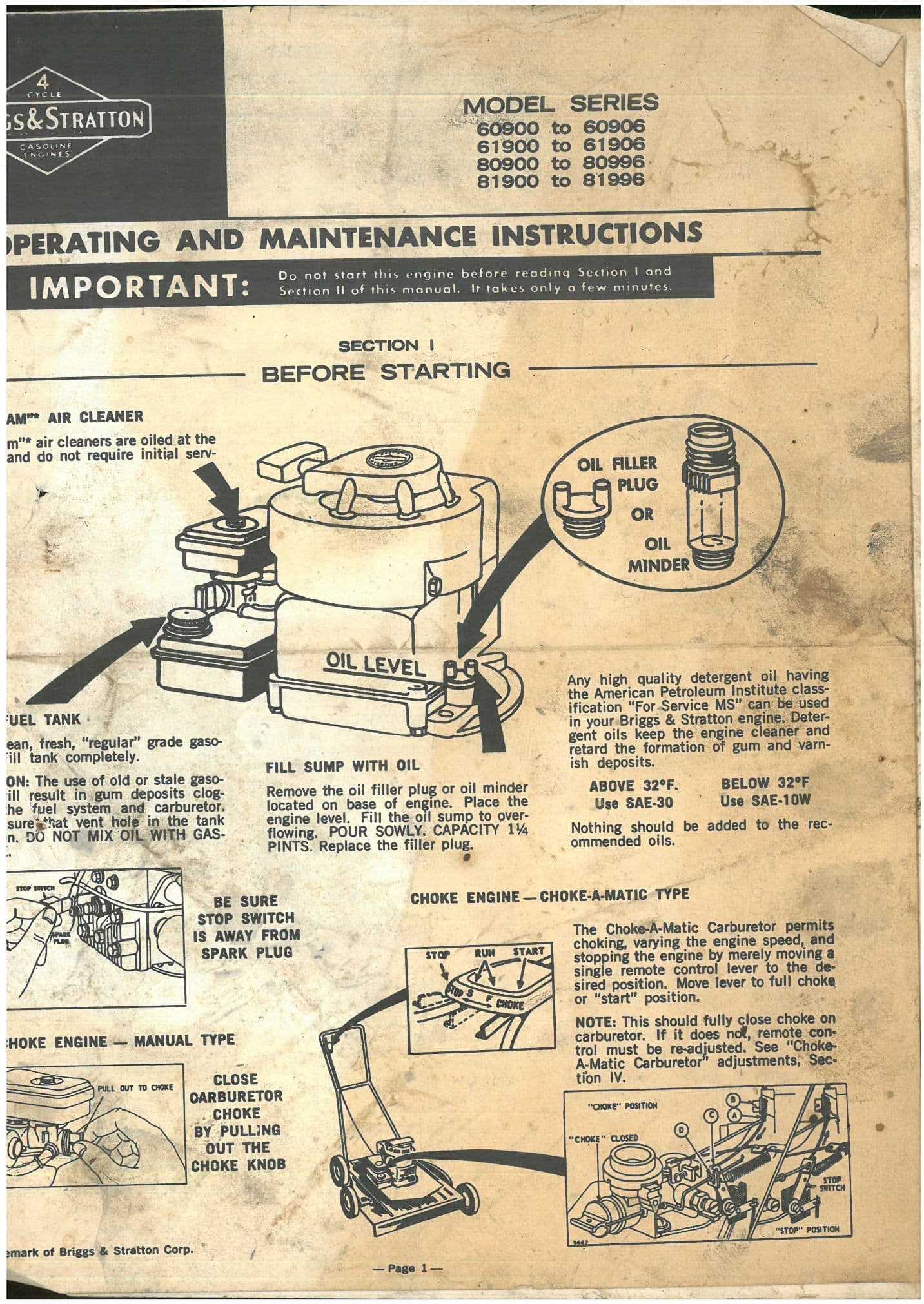 briggs and stratton 16 hp repair manual