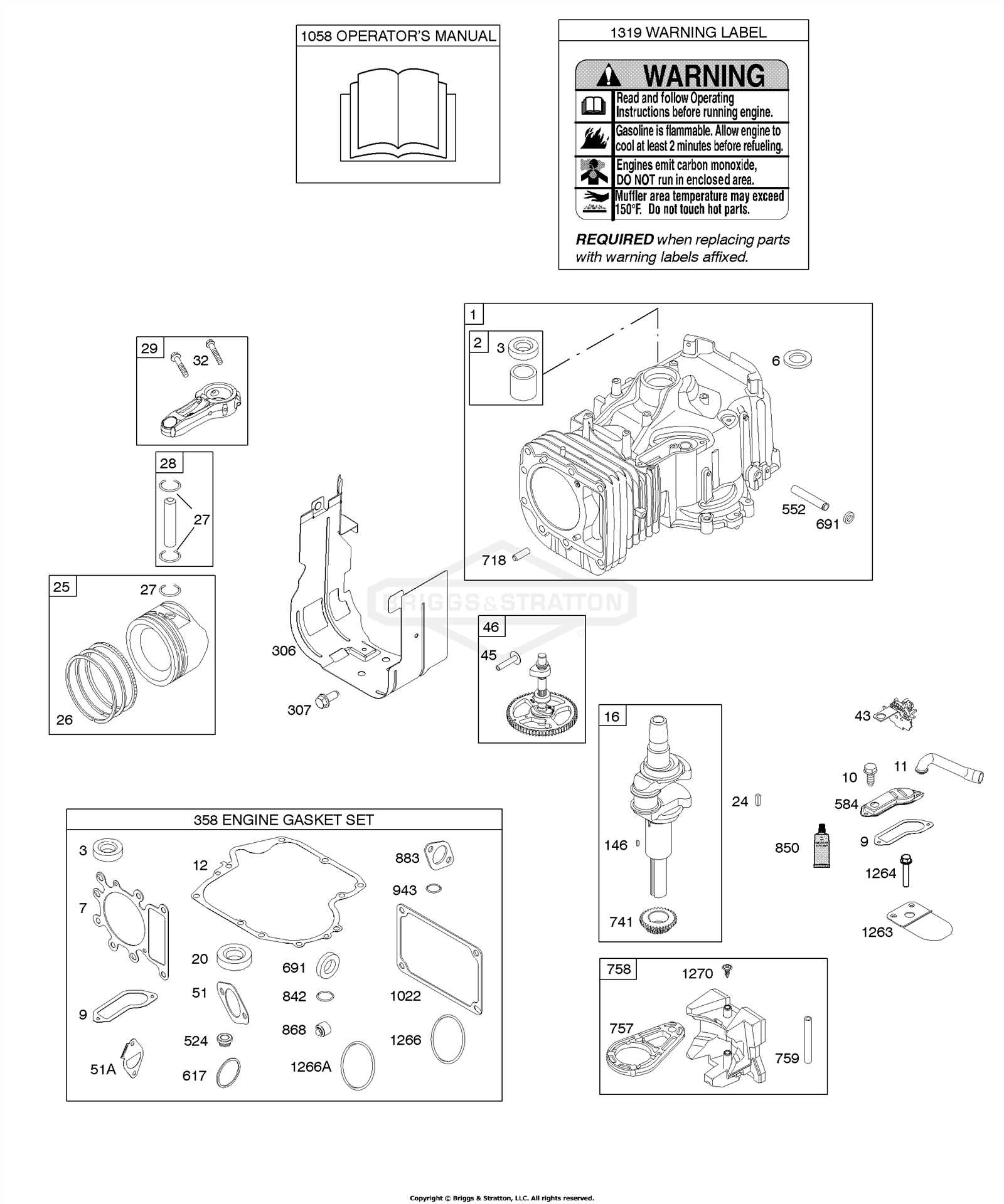 briggs and stratton 31h777 repair manual