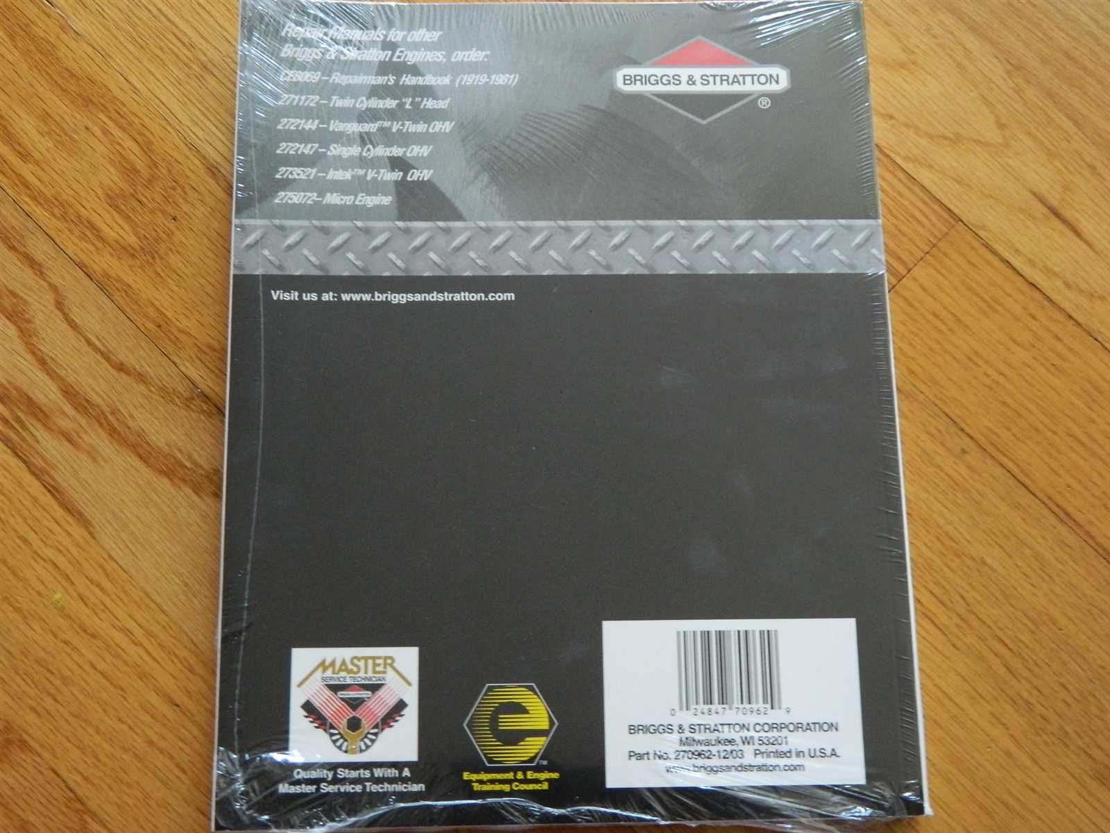 briggs and stratton repair manual 271172