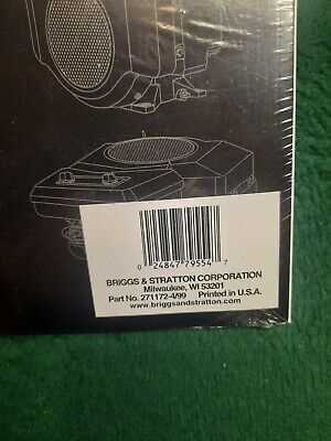 briggs and stratton repair manual 271172