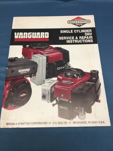 briggs and stratton vanguard repair manual