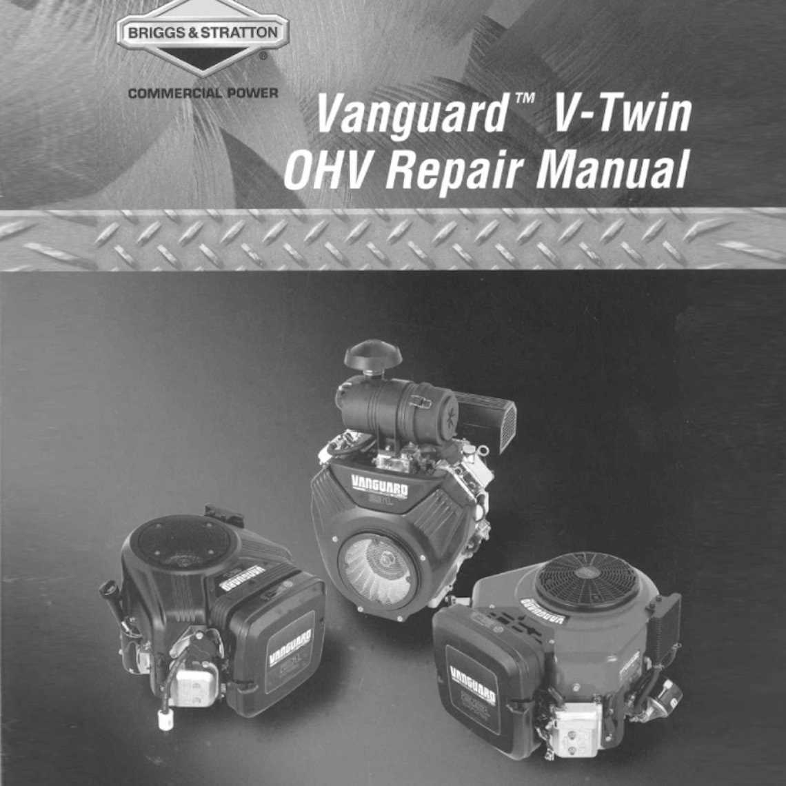 briggs and stratton vanguard v twin ohv repair manual