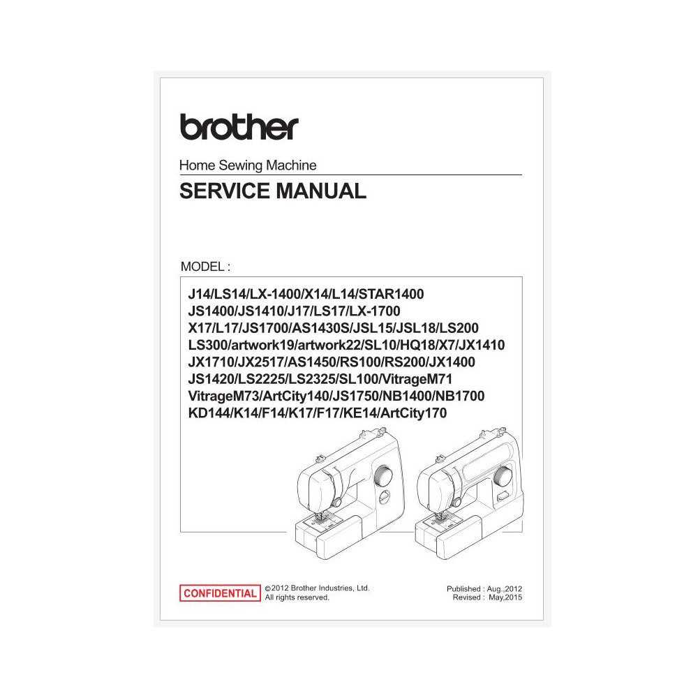 brother embroidery machine repair manual