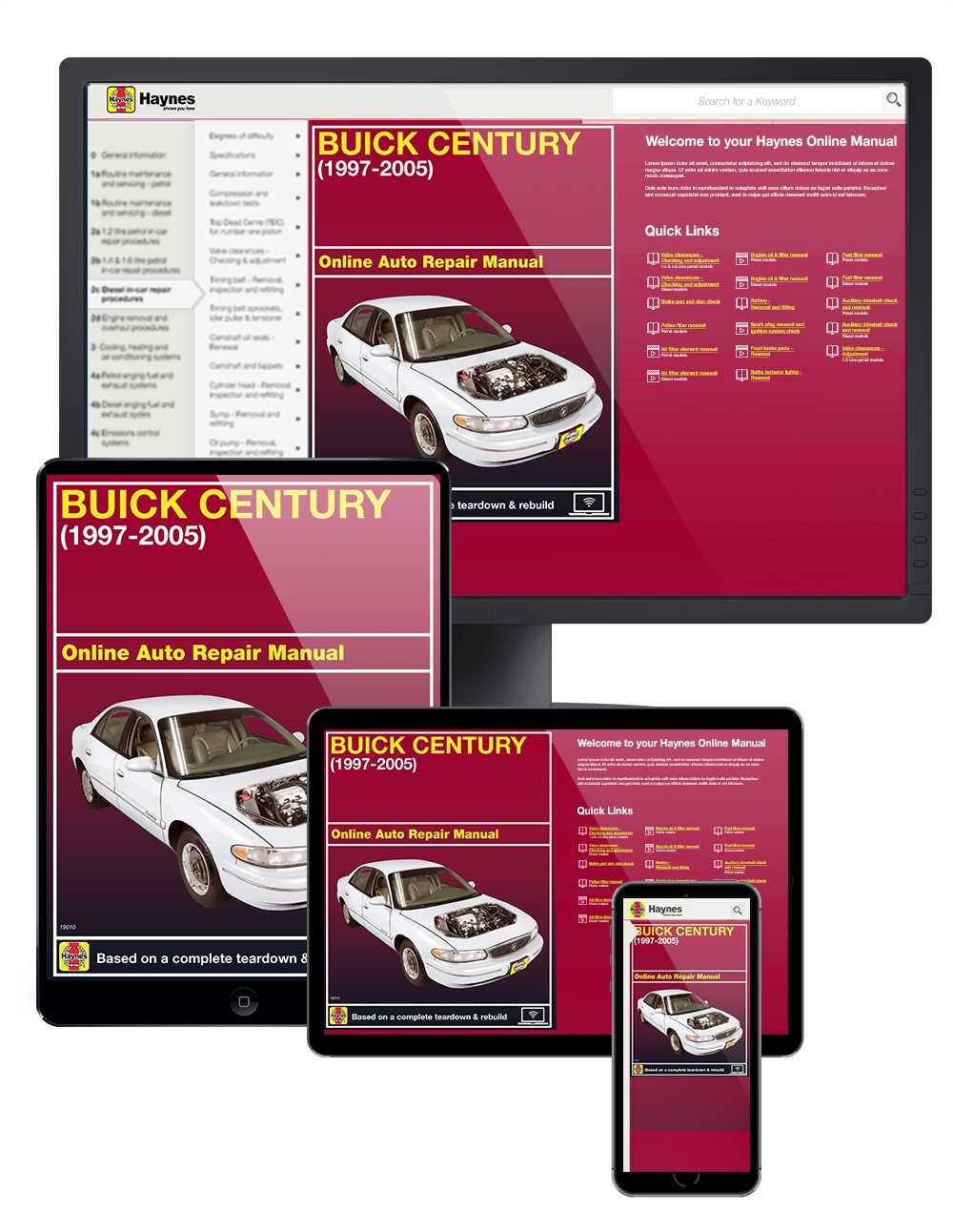 buick century repair manual