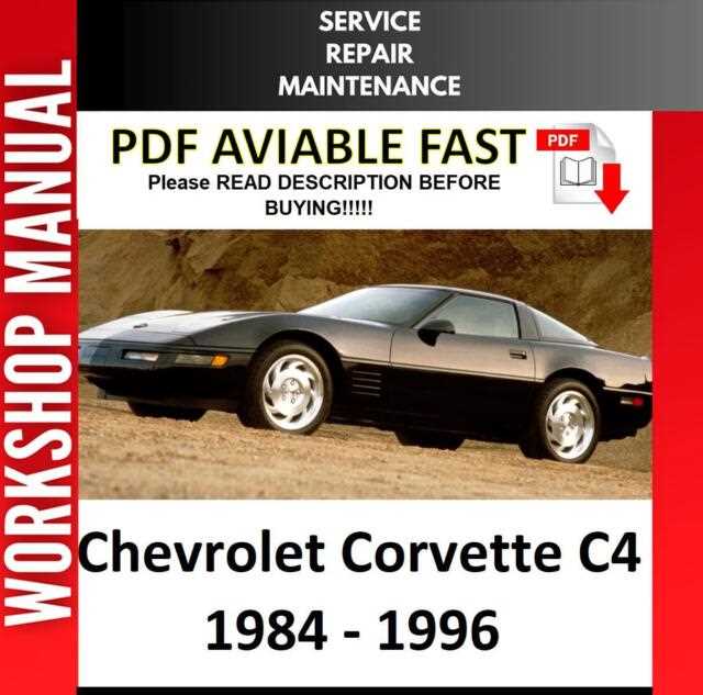 c4 corvette repair manual