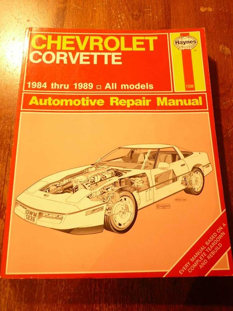 c4 corvette repair manual