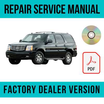 cadillac escalade repair manual