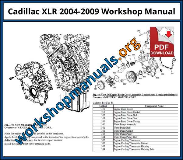 cadillac xlr repair manual