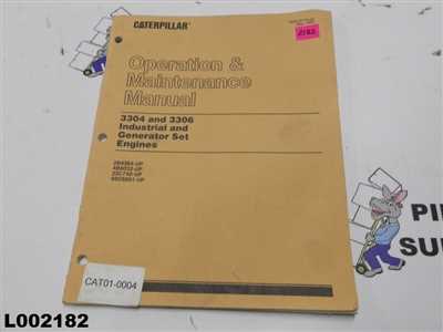 caterpillar 3306 repair manual