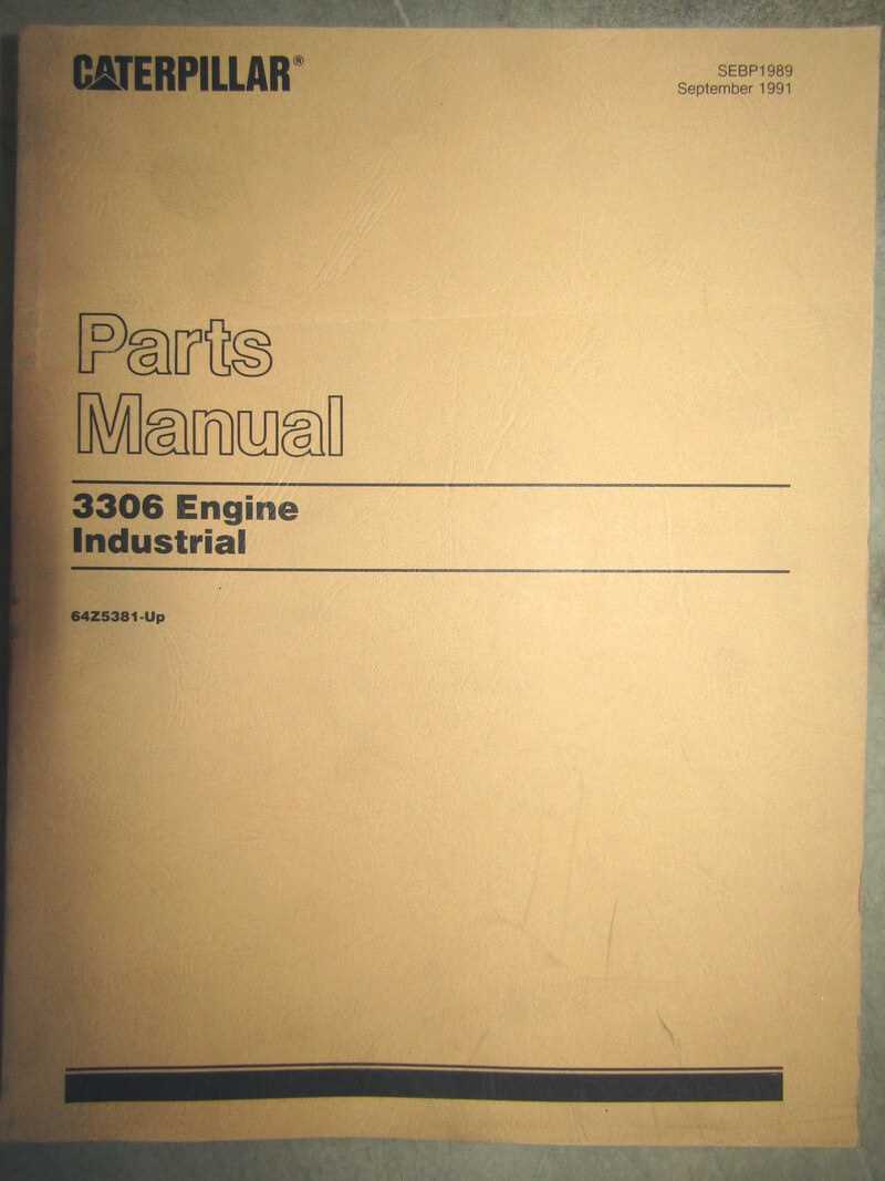 caterpillar 3306 repair manual