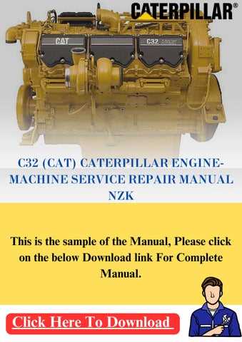 caterpillar engine repair manual