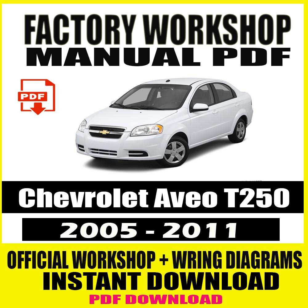 chevrolet aveo 2005 repair manual